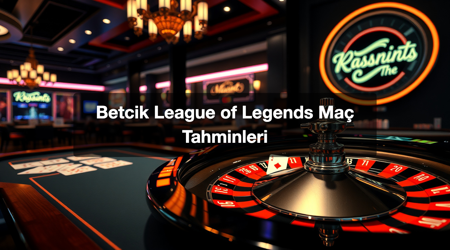 Betcik League of Legends Maç Tahminleri