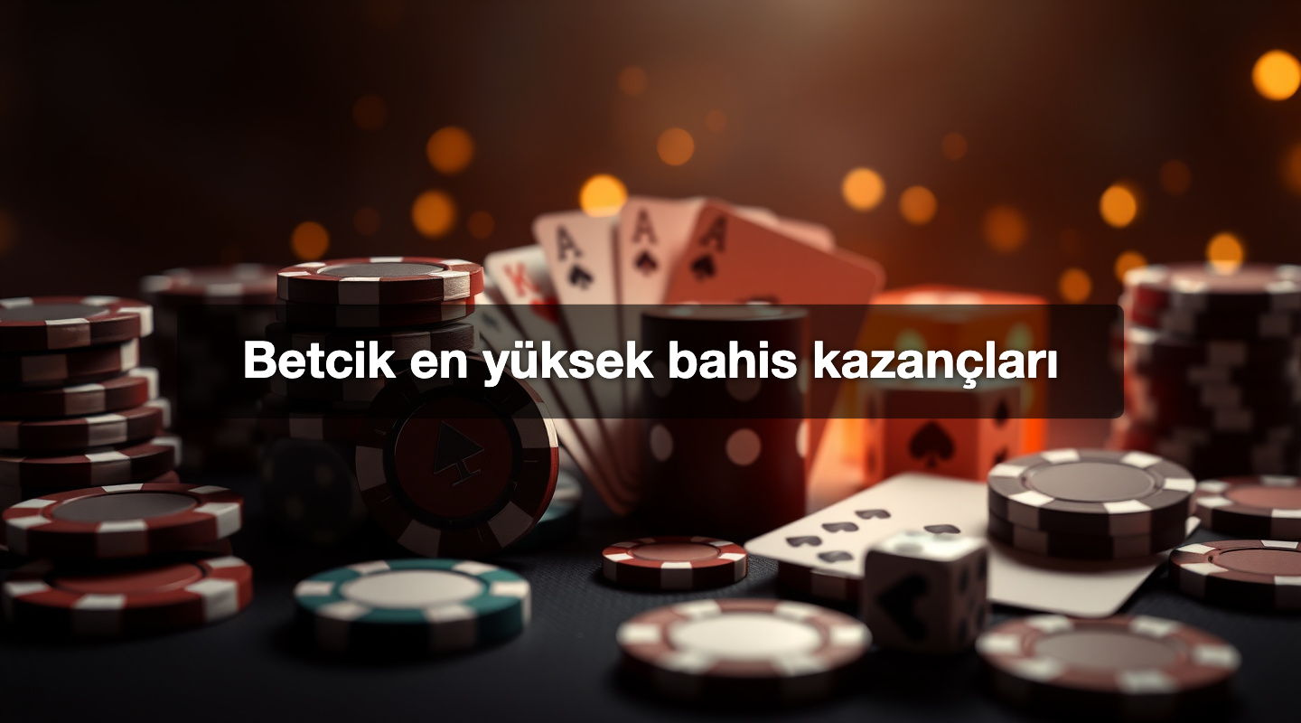 Betcik en yüksek bahis kazançları 1 Betcik en yüksek bahis kazançları